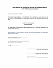 Declaración del artículo 50 de la Ley 789 de 2002